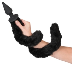 ANÁLNÍ KOLÍK S KOČIČÍM OCASEM - BAD KITTY PLUG + TAIL