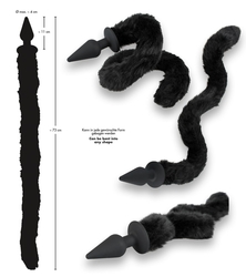 ANÁLNÍ KOLÍK S KOČIČÍM OCASEM - BAD KITTY PLUG + TAIL