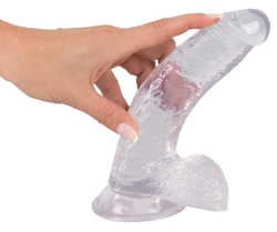 STRAP-ON PENIS S PŘÍSAVKOU - CRYSTAL 