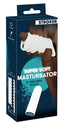 STROKER - super měkký masturbátor + vibrace