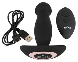 Bezdrátový anální kolík vibrační Anos RC JackHammer Massager 