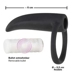 Vibrační kroužek BLACK VELVETS COCK RING