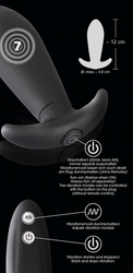 Bezdrátový anální kolík vibrační - Vibro Plug You2Toys  (12 cm, Ø 3,8 cm)