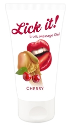 MASÁŽNÍ GEL CHERRY LICK IT