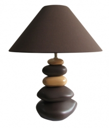 Stolní lampa Brown Stones - POUZE KLOBOUK