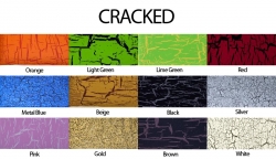 Carneol - Hodiny OAX Cracked 16x41 cm