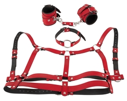 Pouta Bad Kitty Harness Set 4 kusy Fetish Set