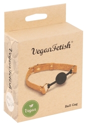 ROUBÍK Vegan Fetish Ball Gag s korkovým řemínkem