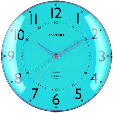 Twins - Nástěnné hodiny, 7981 blue